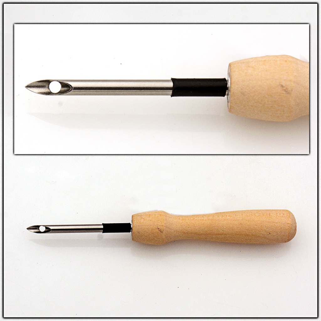 Fixed Punch Needle In Wooden Grip