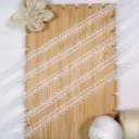 One Side Border Shuttle Lace