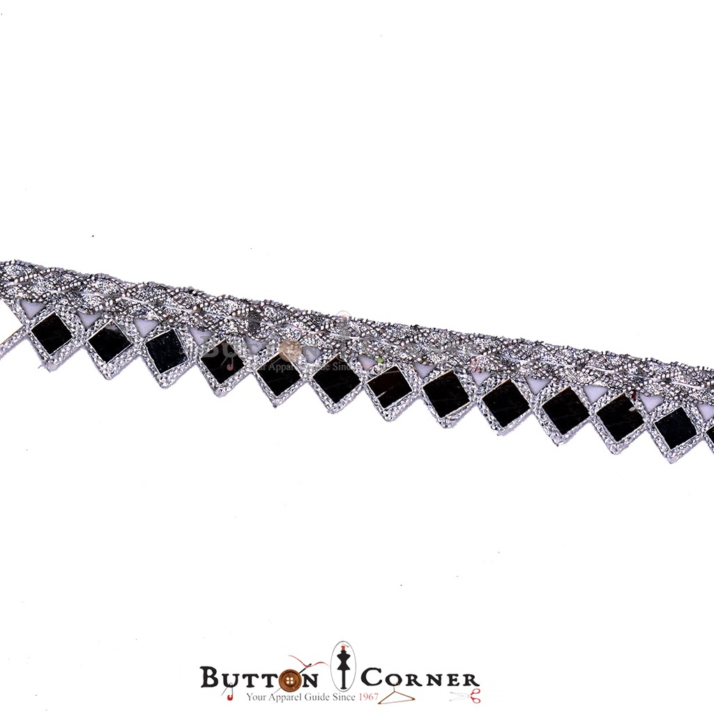 Fancy Gota Mirror Lace