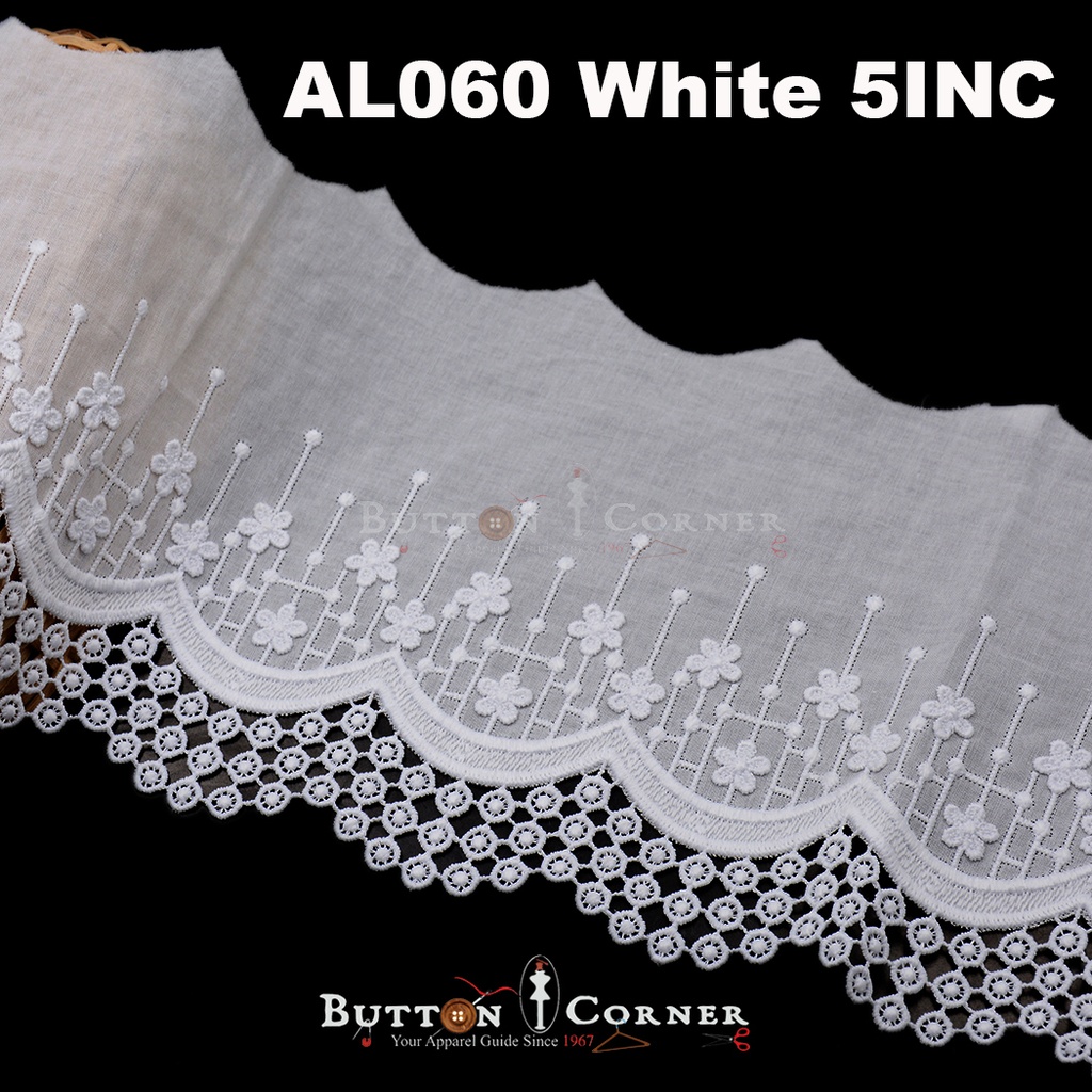 Cotton One Side Border Lace