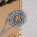 Cord Design Metallic Yarn Twister Lace