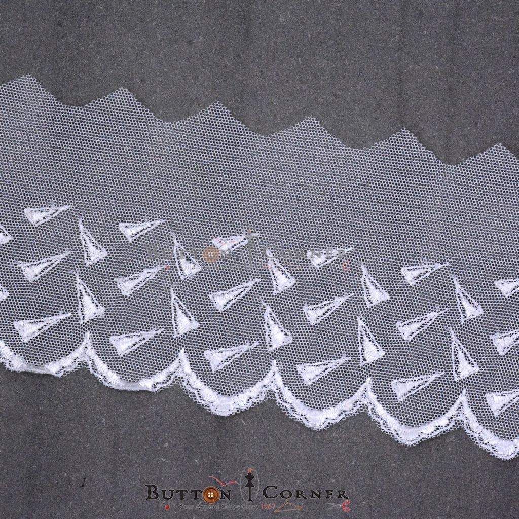 One Side Border Net Lace