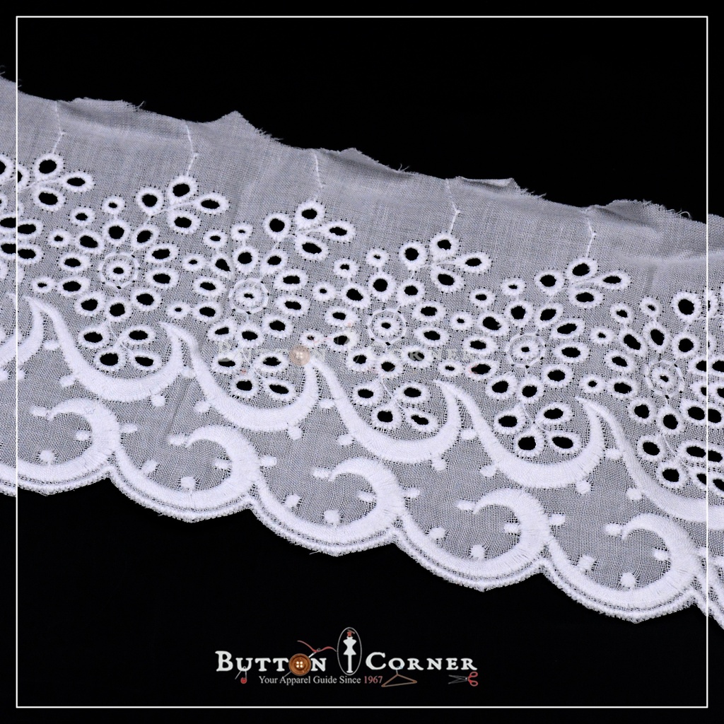 One Side Border Cotton Lace