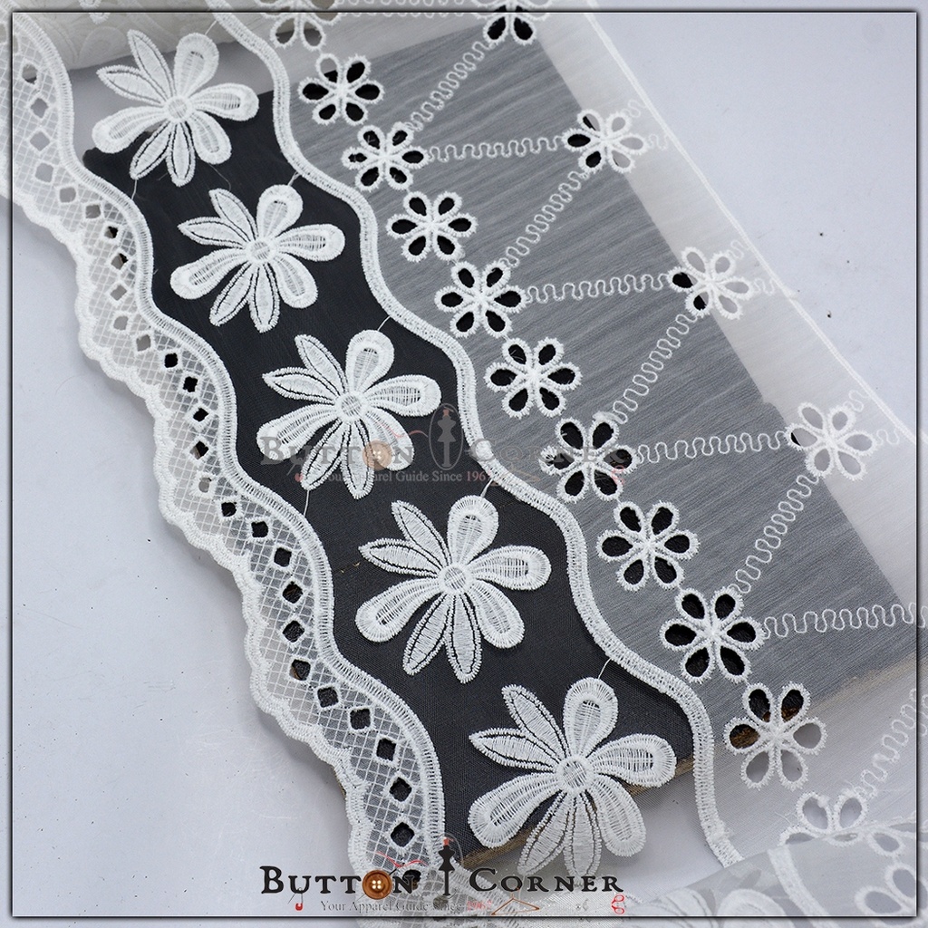 Cotton One Side Border Lace