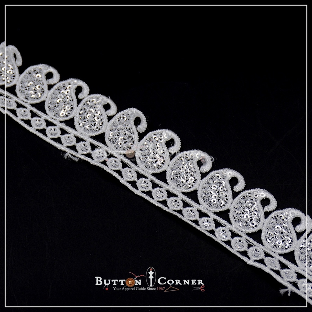 Shuttle Sequence Lace