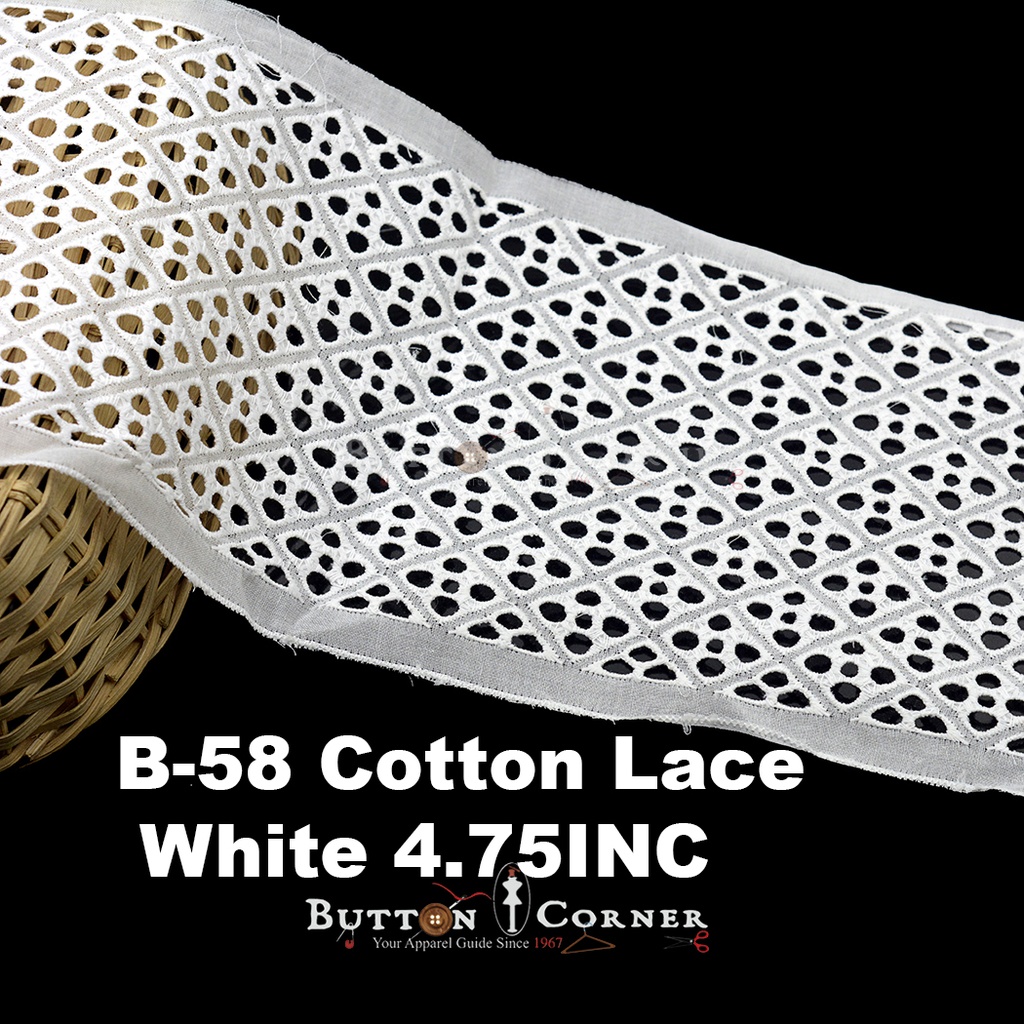 Cotton Double Side Border Lace