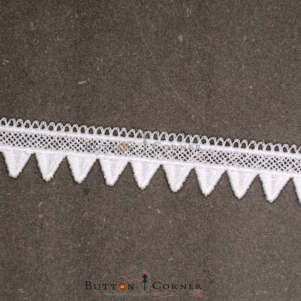 One Side Border Shuttle Lace