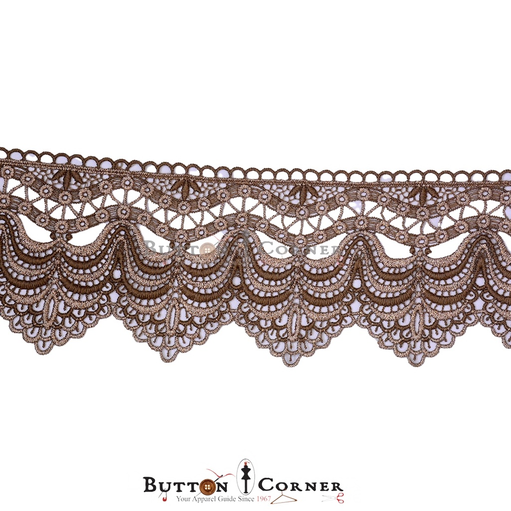 One Side Border Shuttle Lace