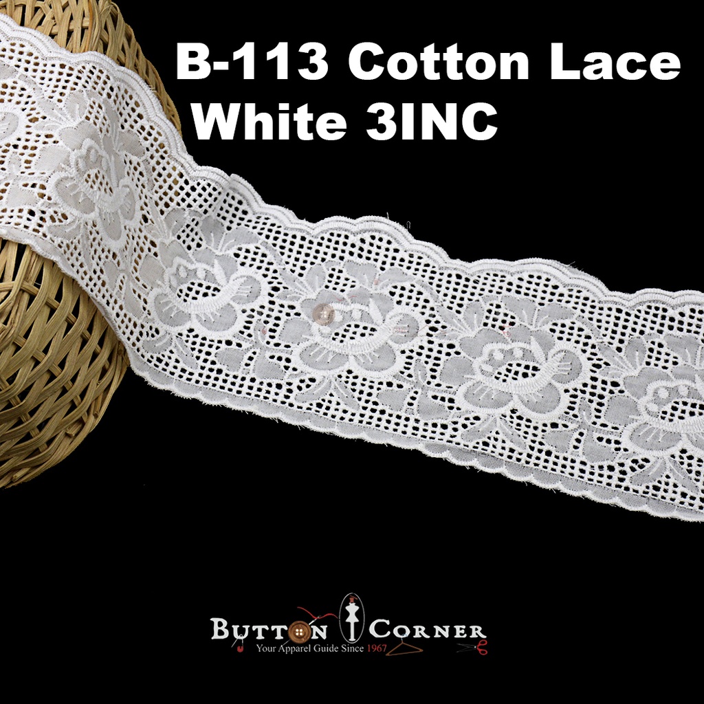Cotton One Side Border Lace