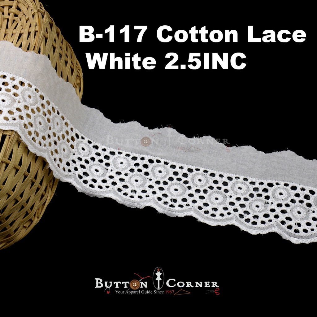Cotton One Side Border Lace