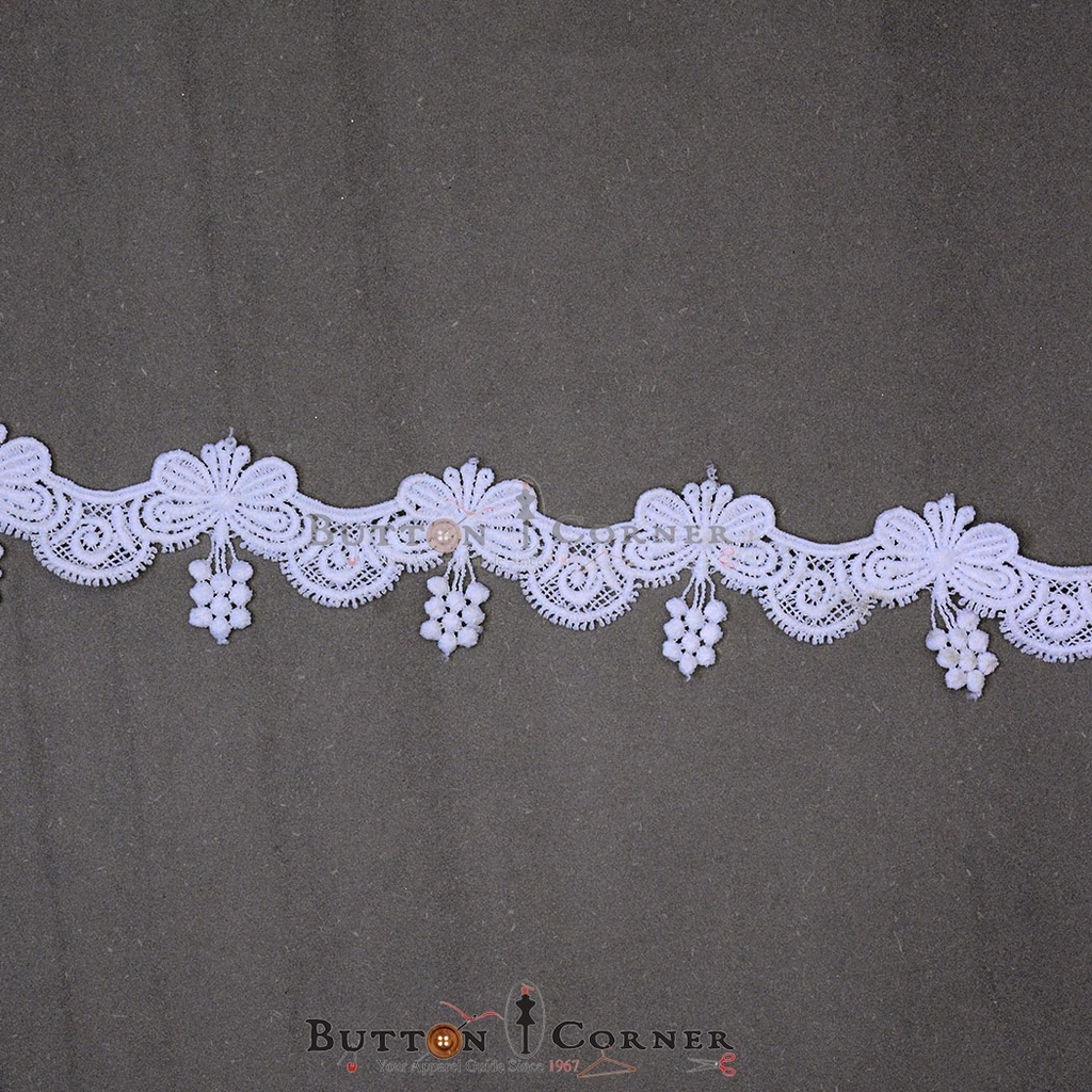 One Side Border Shuttle Lace