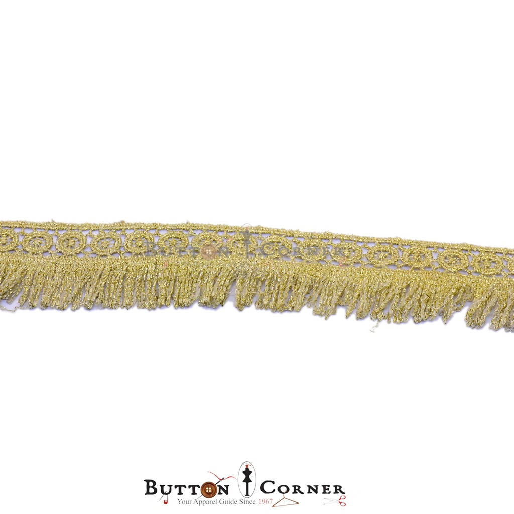 Metallic Yarn Hanging lace