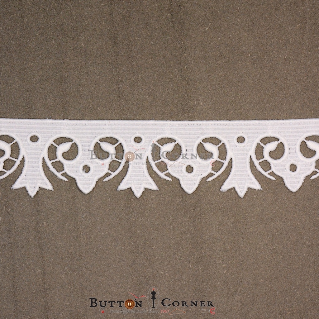 One Side Border Shuttle Lace