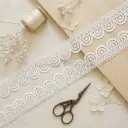 One Side Border Shuttle Lace