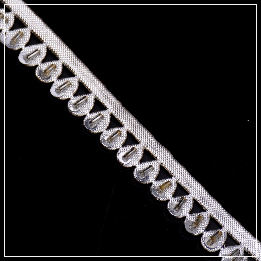 Fancy Glass Beads Gota Lace