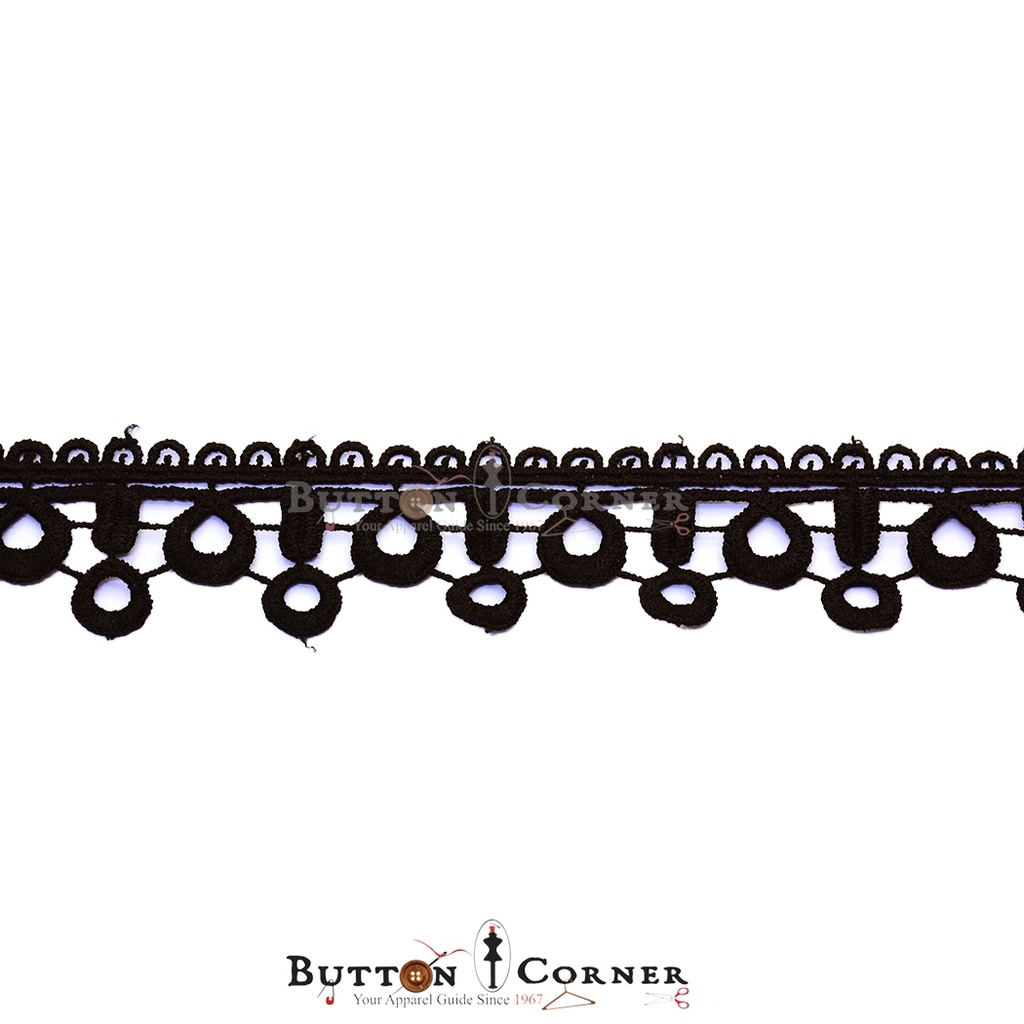 One Side Border Shuttle Lace