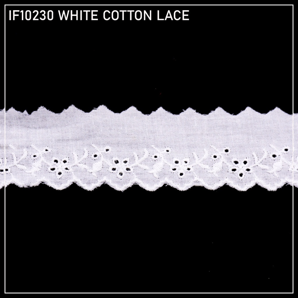 Cotton One Side Border Lace
