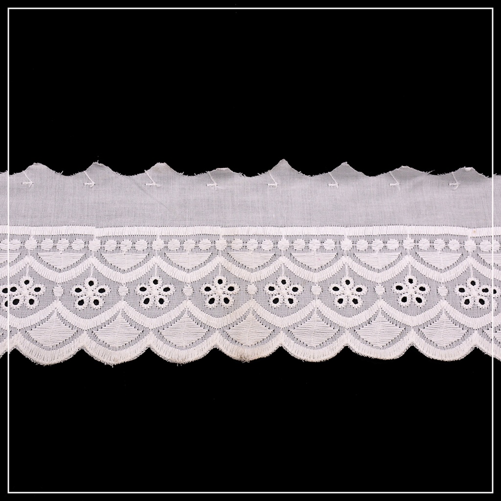 Cotton One Side Border Lace