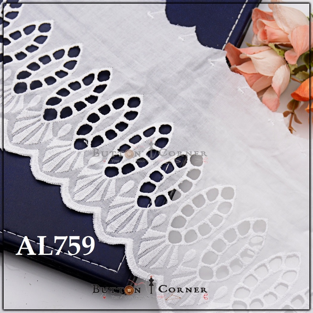 One Side Border Cotton Lace