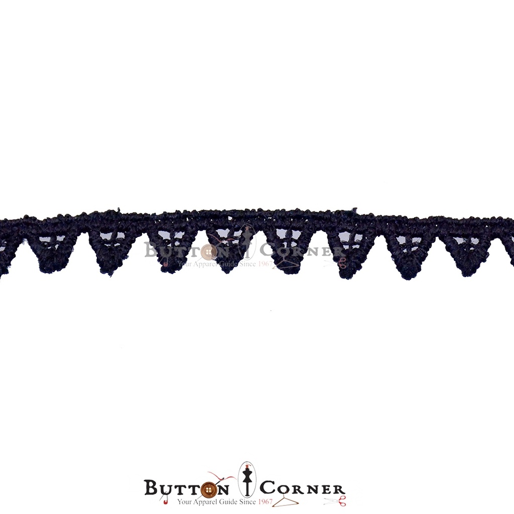 One Side Border Shuttle Lace