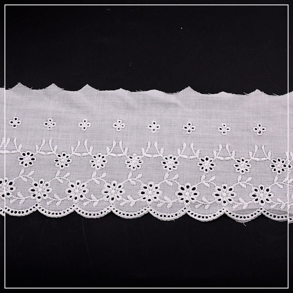 Cotton One Side Border Lace