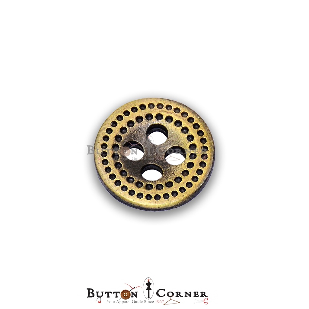 Doted Design 4 Hole Shirt Button