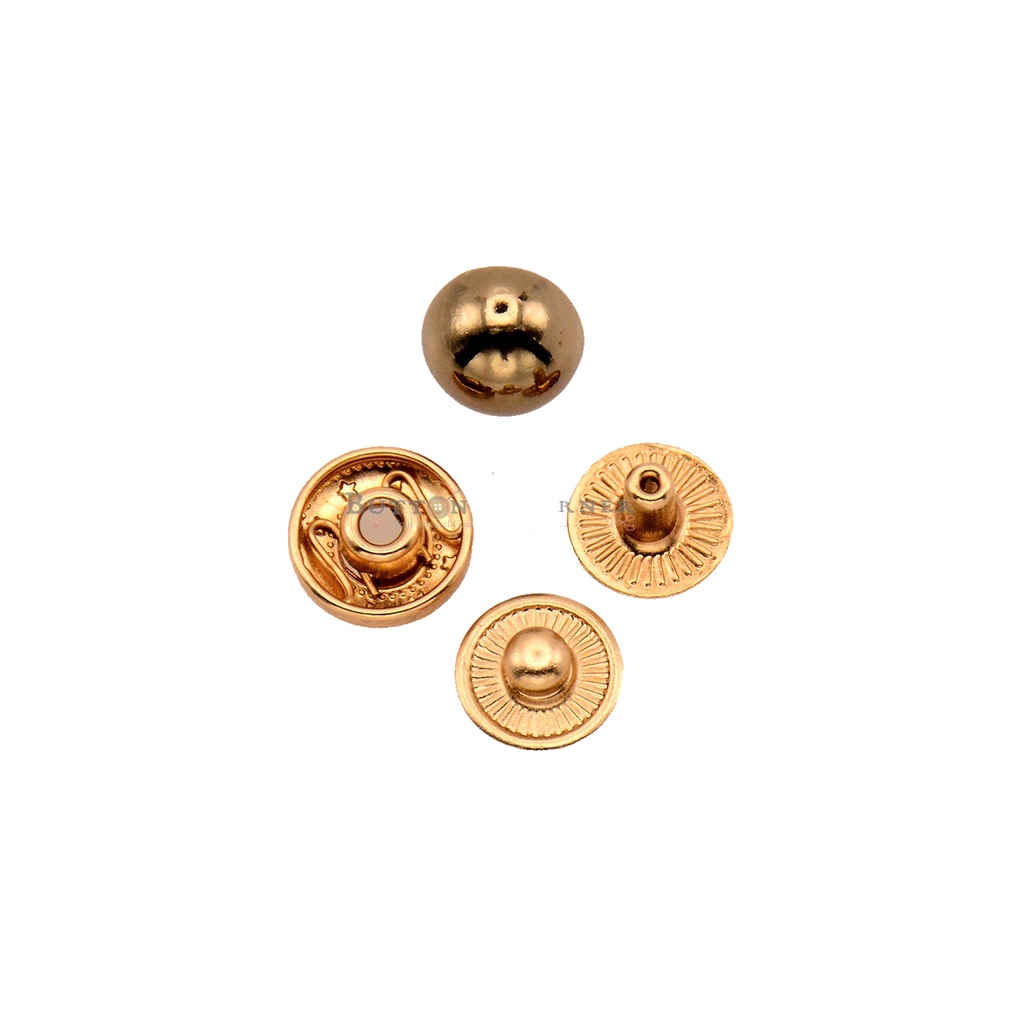 Round Shape 4 Part Snap Button