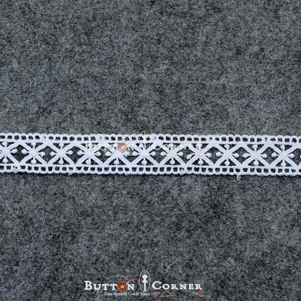 One Side Border Shuttle Lace.