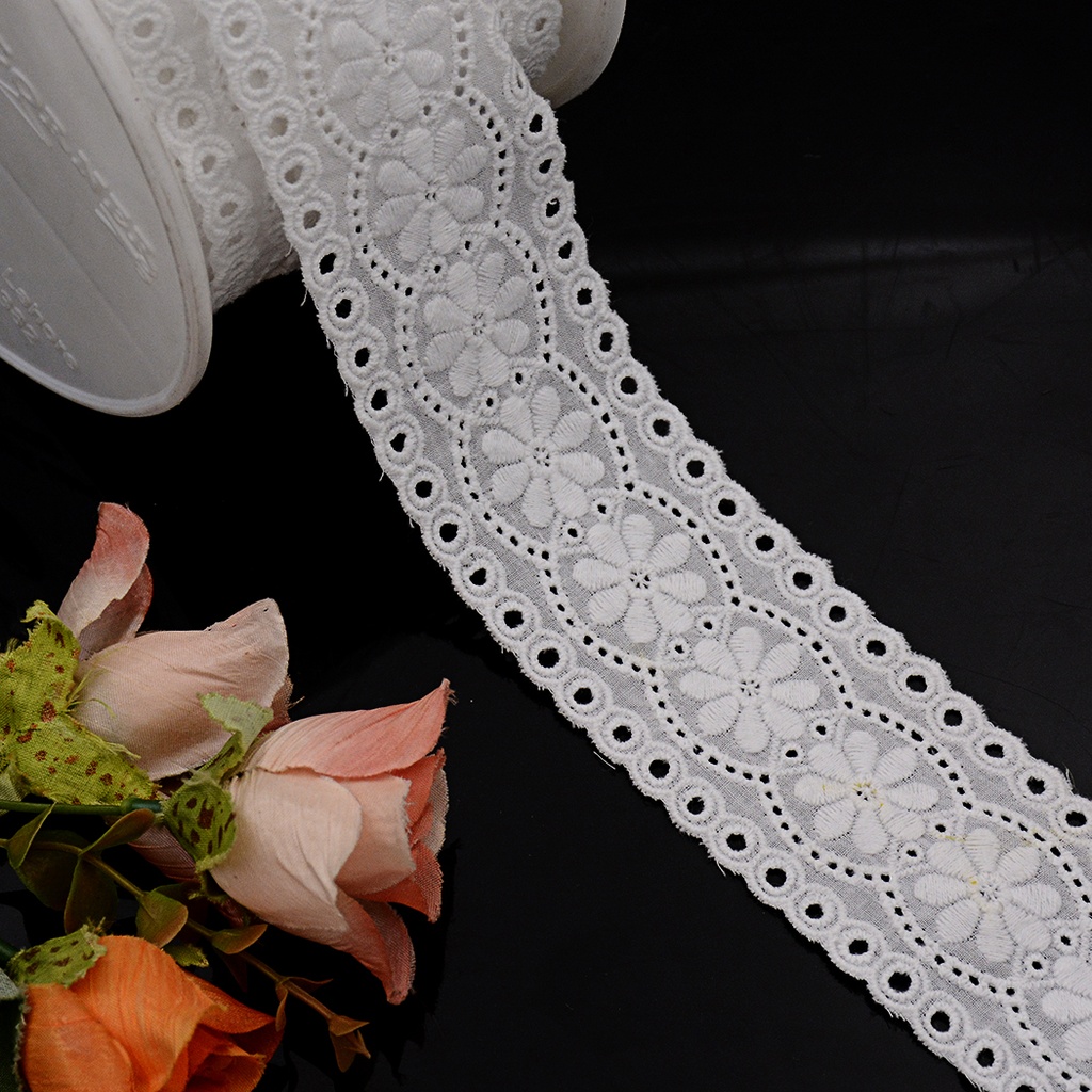 Cotton Double Side Border Lace