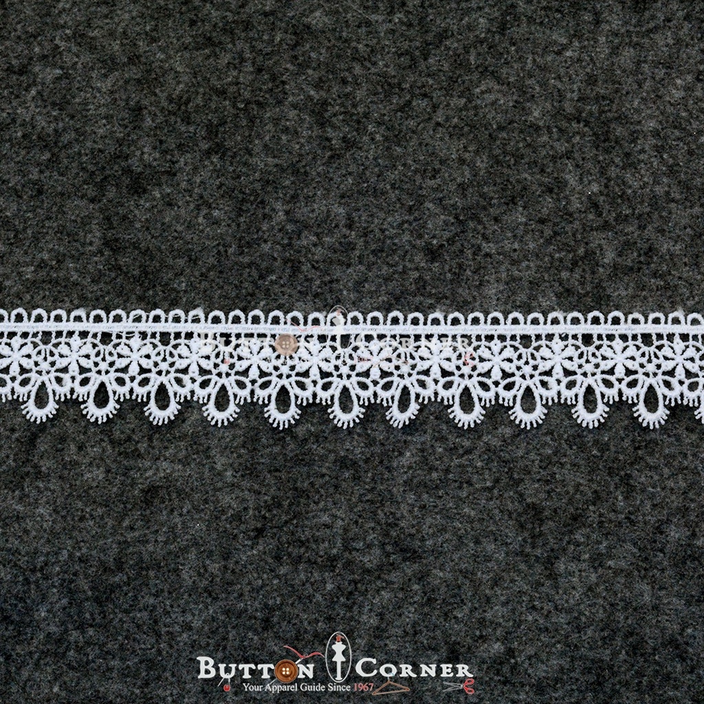 One Side Border Shuttle Lace