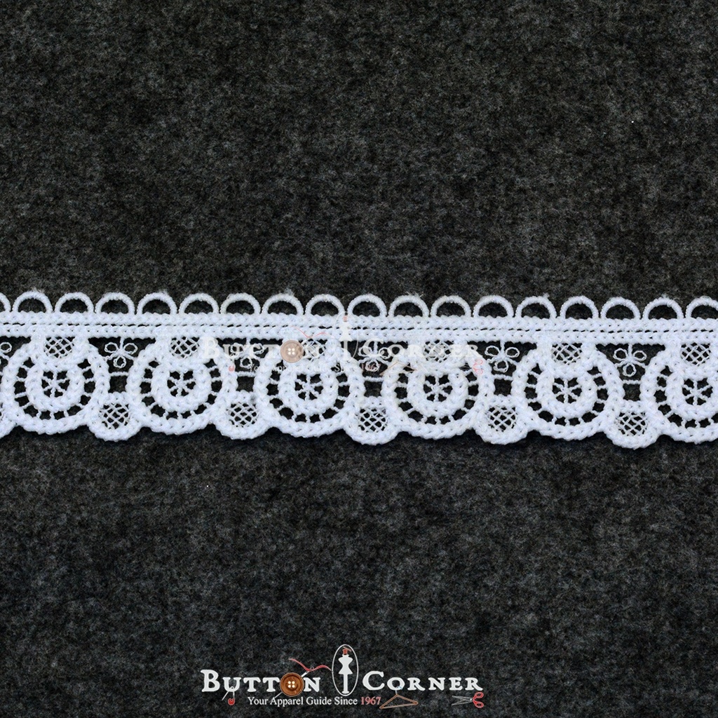 One Side Border Shuttle Lace