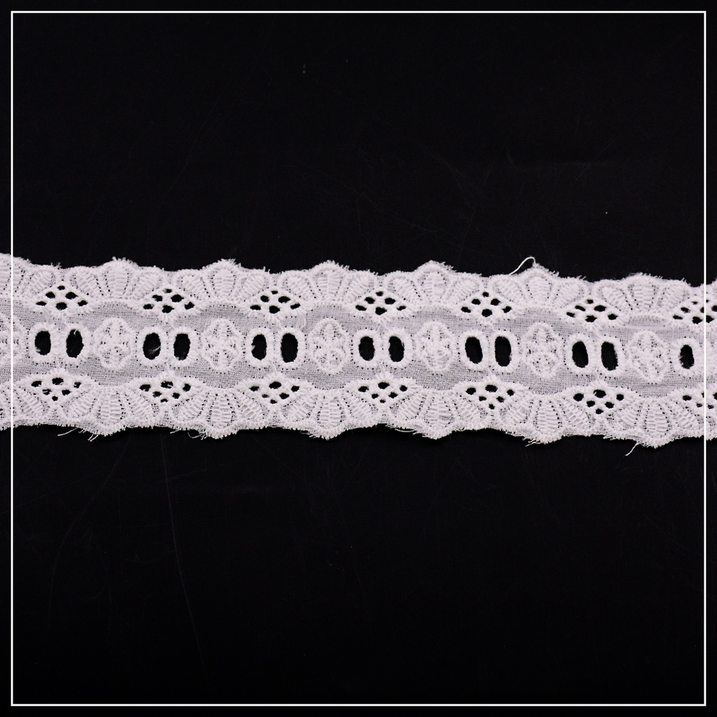 Cotton Double Side Border Lace