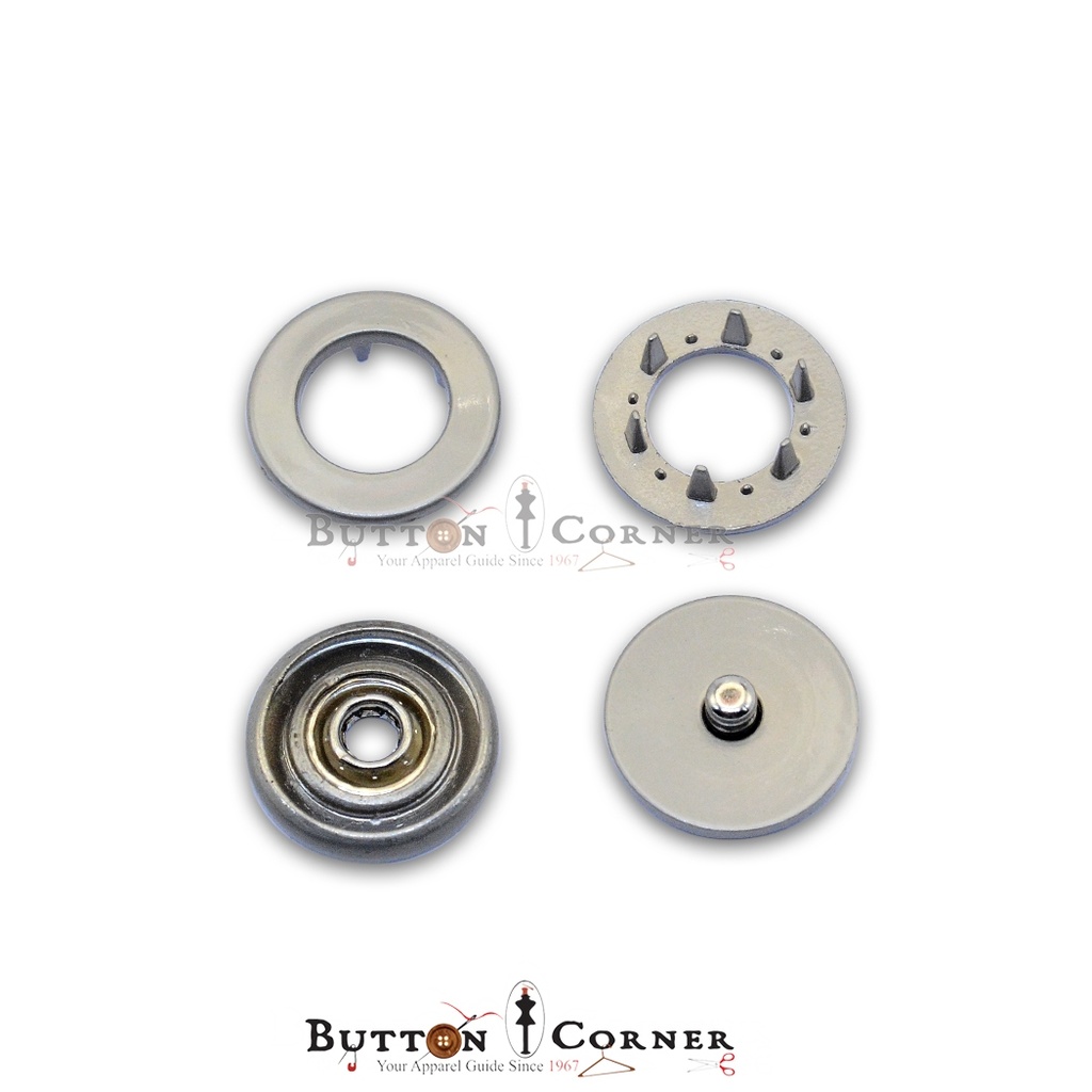 4 Part Metal Press Button