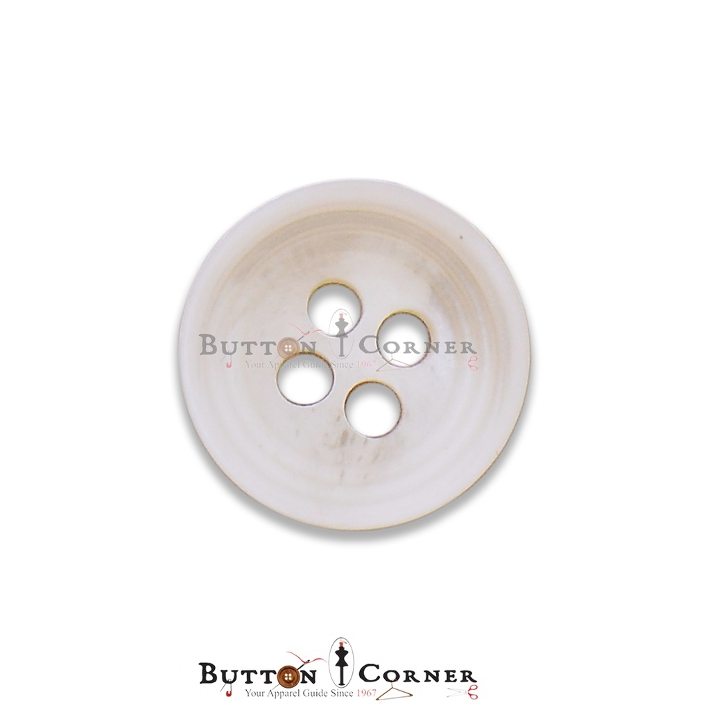 Circle Design Round 4 Hole Shirt Button 2107