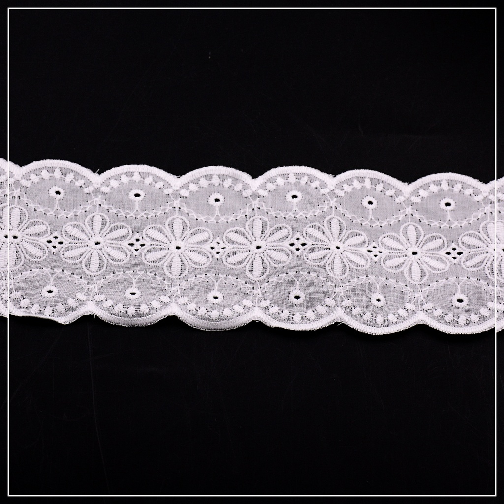 Cotton Double Side Border Lace