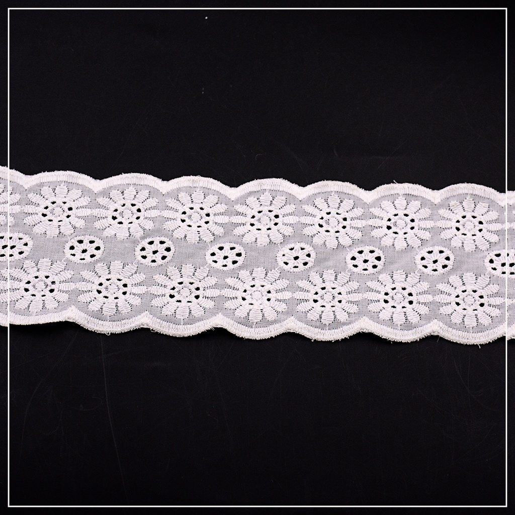 Cotton Double Side Border Lace