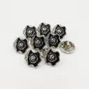 Shield Lion Head Pin