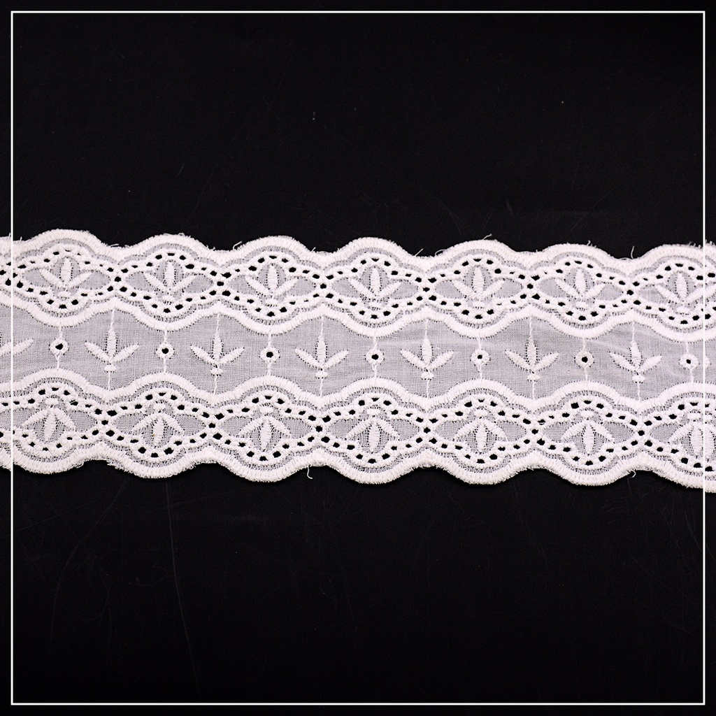 Cotton Double Side Border Lace