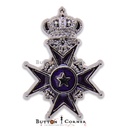 Crown Badge Lapel Pin