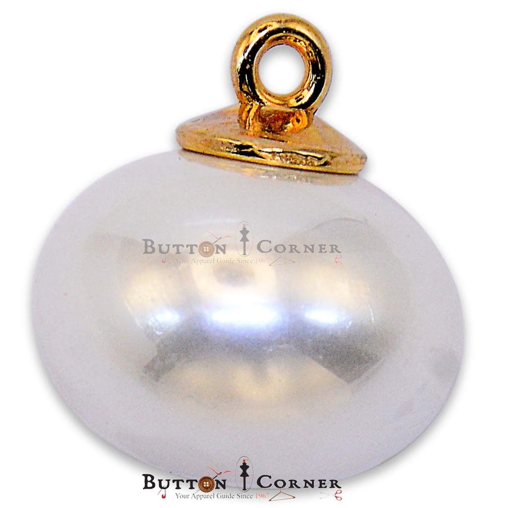 Faux Pearl With Round Hook