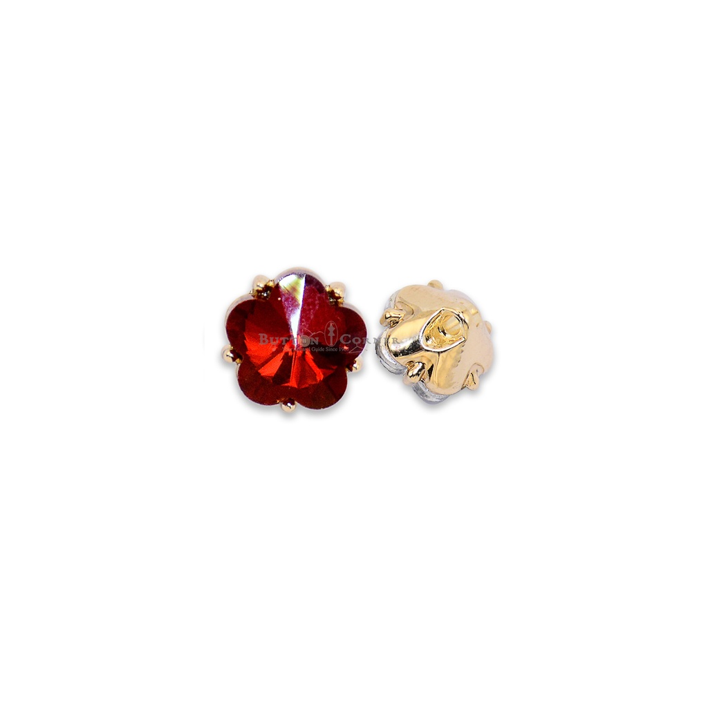 Star Shape Crystal Button.
