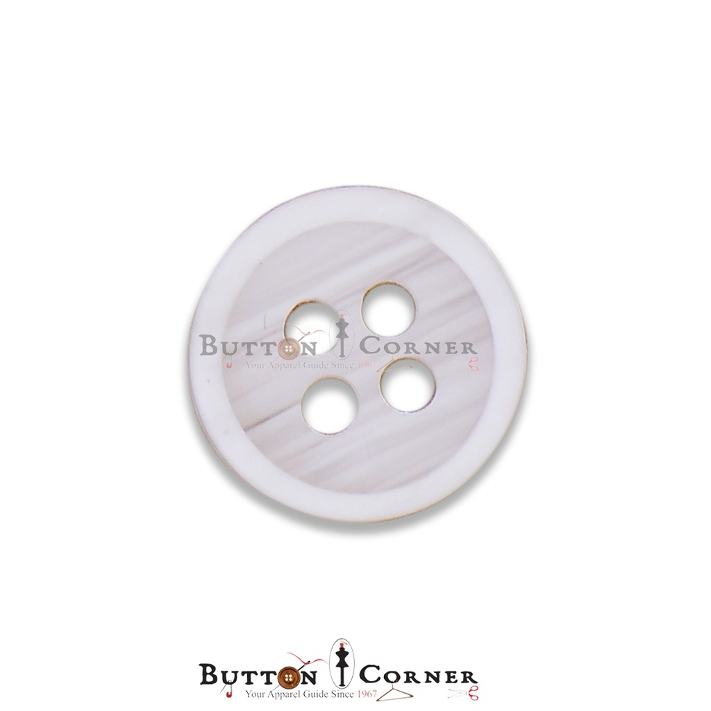 Marble Texture 4 Hole Shirt Button