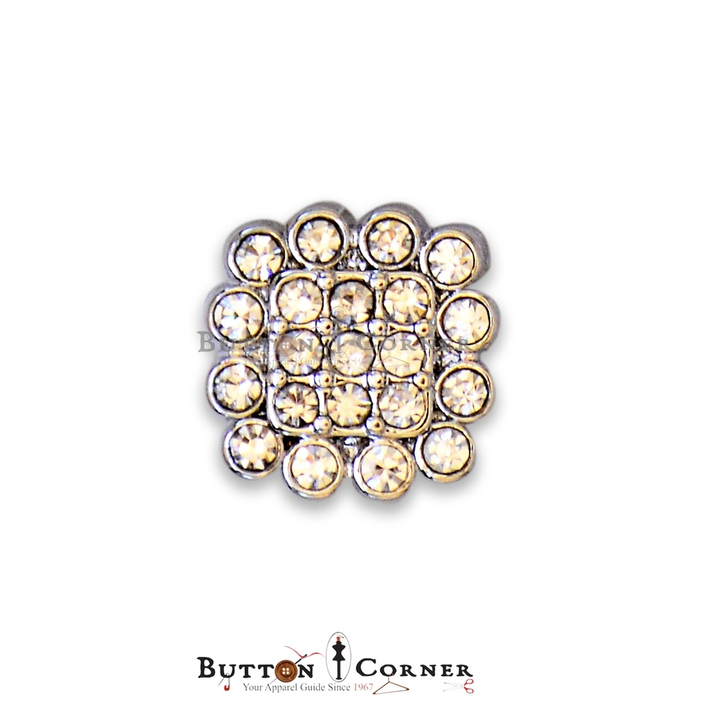 Square Shape Fancy Button