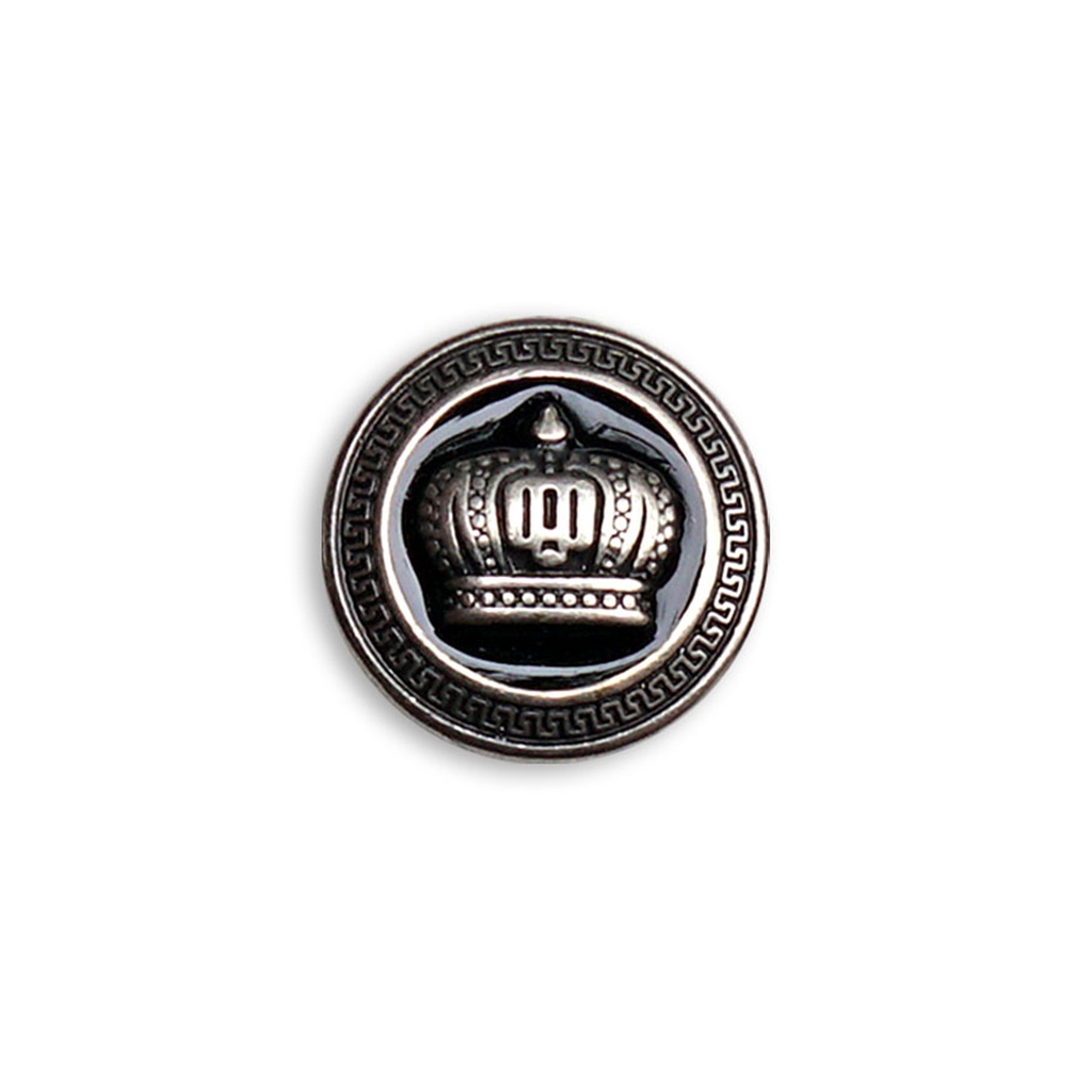 Crown Design Metal Suiting Button
