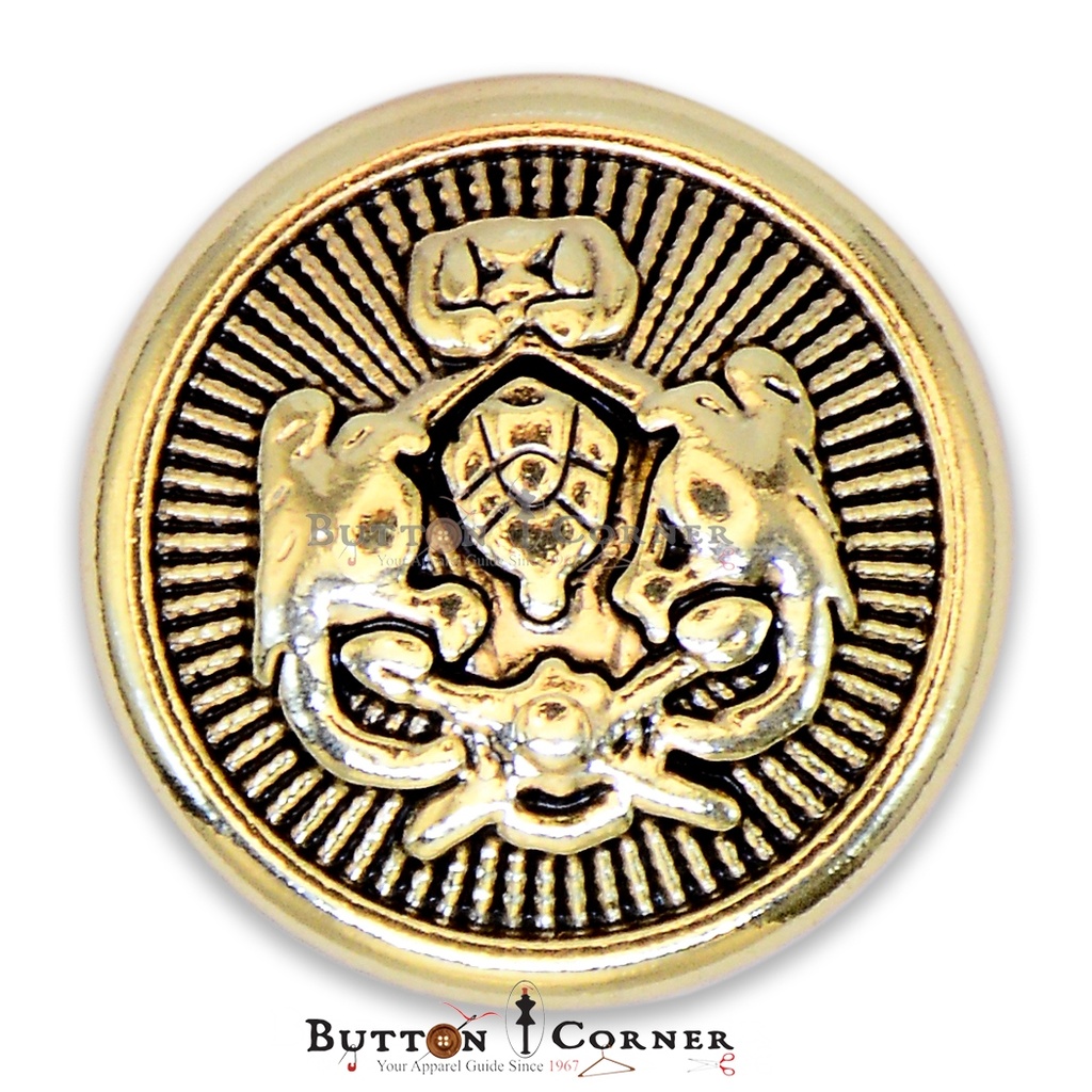 Vintage Design Metal Suiting Button.