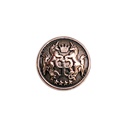 Heraldic Design Two Unicorns Suiting Button