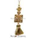 Fancy Sequence Glass Beads Pearl Tassel