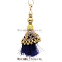 Embroidery Thread Mirror, Gota & Pearl Tassel