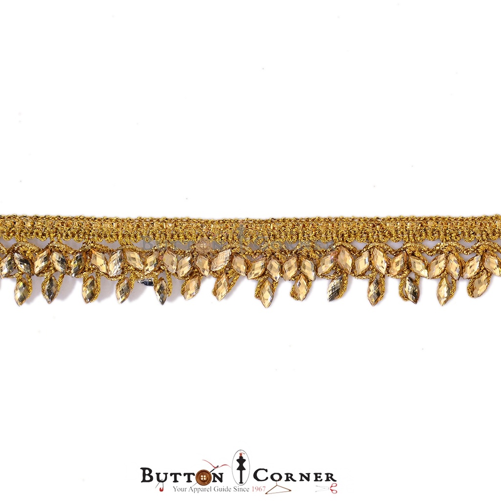 Fancy Gota Lace With Stones