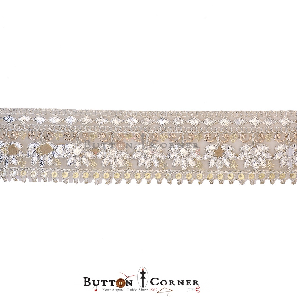 Fancy Sequence Gota Lace